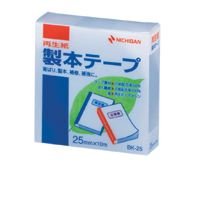 【クリックで詳細表示】製本テープ【再生紙】25m/m巾1巻入【銀】 BK-2510