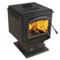 Napoleon Deluxe Medium Steel EPA Approved Wood Burning Pedestal Stove