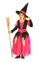 Hexe Deluxe Rosa Faschingskostüme