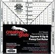 Creative Grids 6 1/2" X 6 1/2" Square It up & Fussy Cut Ruler CGRSQ6