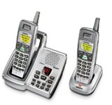 Uniden DXAI5688-2 5.8 GHz Extended Range Dual Handset Cordless Phone with Call Waiting/Caller ID and Extra Handset & Charger