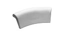 Jacuzzi C263959WH Whirlpool and Bath Curved Foam Pillow, White Finish