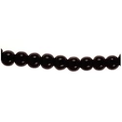 12 In. Cat's Eye 6mm Bead Strand, Black