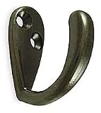 Battalion 1XNG9 Coat Hook, Single Hook, Pewter