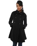 Review   / Rojas The Vicky Long Coat in Black,Light Jackets for Women