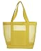 Mesh Beach or Grocery Tote Bag - Yellow