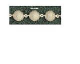 Basketball Bracelet 7 1/4 -Choose From 14K Gold 10K Gold or Stainless Steel