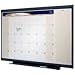 Quartet Prestige Total Erase Dry-Erase One-Month Calendar, 3 x 2 Feet, Graphite Frame (CP32)