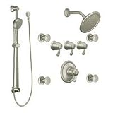 Moen TS275BN Exacttemp Exacttemp Transfer Vertical Spa, Brushed Nickel