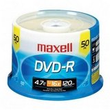 16x Write-Once DVD-R Spindle - 50 Disc Spindle