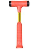 Nupla STPO16 Dead Blow Strike Pro Power Drive Hammer with C Grip, 5" Head Length, 5" Handle Length, Orange