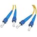 Cables to Go USA - Patch cable - ST single mode (M) - ST single mode (M) - 10 ft - fiber optic - 9 / 125 micron - yellow