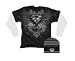 Search : Superman DC Comics - Long Sleeve T-Shirt Black White Shield Crest Logo w/FREE BEANIE!