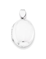 Genuine IceCarats Designer Jewelry Gift Sterling Silver Plain Locket