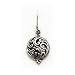 Sterling Silver Antique Filigree Ying and Yang Earrings
