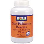 NOW Foods Saw Palmetto Berry 550mg, 250 Capsules