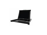 Rackmount Console 8PORT 17IN LCD with kvm 1U Dual Rail