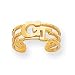 14k Collegiate Georgia Tech Toe Ring