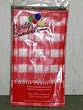 Red Gingham Disposable Plastic Tablecloth Rectangular