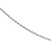 14K White Gold Diamond Cut Wheat Chain - 16 inches