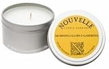 Nouvelle Large Tin Candle 8 Oz,Delphium