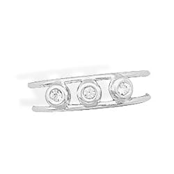 Clear Crystal Toe Ring