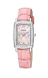 Pulsar Crystal Leather Pink Mother-of-Pearl Dial Women's Watch #PTC499