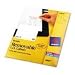 Avery Removable 3-1/3 x 4 Inch White ID Labels 150 Pack (6464)