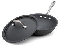 Calphalon Commercial Hard-Anodized 9-Inch, 2-Quart Chef's Skillet with Lid