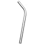 Black Ops "Lay Back" Bicycle Seat Post, Chromoly, Silver