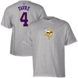 Reebok Minnesota Vikings Brett Favre Name & Number Short Sleeve T-Shirt