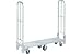 Aluminum Deck Narrow Aisle, High End Platform Truck With Folding Handles
