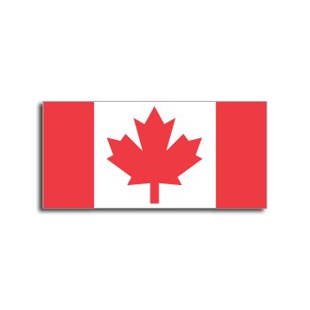 CANADA Flag - Window Bumper Laptop Sticker