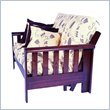 August Lotz Monticello Hardwood Futon Chair Frame in English Oak Finish