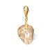 Swarovski CrystallizedTM Charm, Rock, 23mm, golden shadow/gold-plated