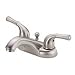 Danze D300171BN Plymouth Centerset Double Handle Faucet with Lever Handles, Brushed Nickel