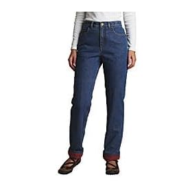 Women's Tall 5-pocket Flannel Lined Jeans