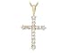 1.00CTW Large Simplicity Diamond Pendant 14K Yellow Gold