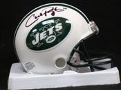 Signed Pennington, Chad Replica New York Jets Mini Helmet