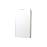 Pegasus SP4591 Deco 20-Inch Mirrored Medicine Cabinet, Stainless Steel