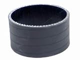 KN 08190 Hose; 3ID X 1.75L, Black Silicone