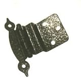 Decorative Hinge, 3/8 Black