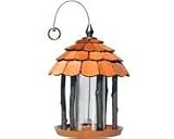 Perky Pet Gazebo Wood Bird Feeder, Multi Port with Sure-Lock Cap