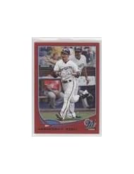 Collectibles: Norichika Aoki Milwaukee Brewers (Baseball Card) 2013 Topps Target Red Border #307 - Topps