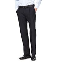 Active Waistband Single Pleat Travel Trousers