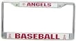 Los Angeles Angels of Anaheim Chrome License Plate Frame - SET OF 6 - Sports Merchandise