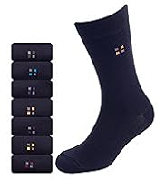 7 Pairs of Cotton Rich Square Print Freshfeet™ Socks