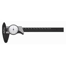 Wiha 41104 Inch Dial-Max Caliper With .001" Resolution to 6" Length