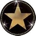 Star Attraction Metallic Dessert Plates 8ct