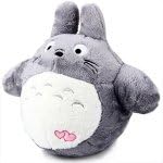 Lovely Totoro Figure 14 inch Baby Comforter Soft Plush Toy Gray with White